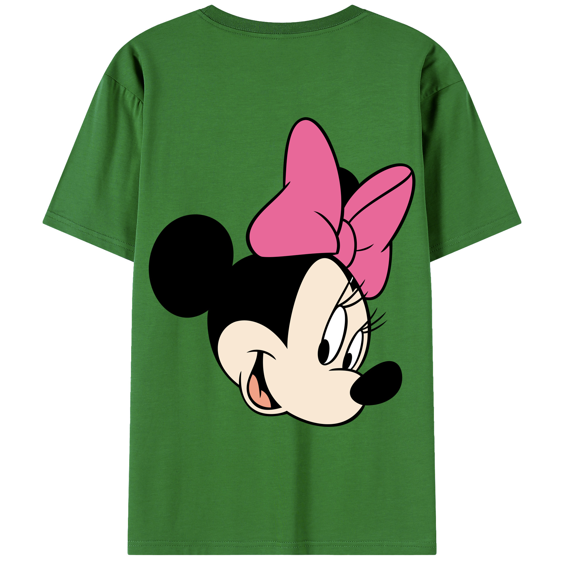 （画像用） ミッキーマウス Mickey Mouse レディース半袖Tシャツ(バックプリント)